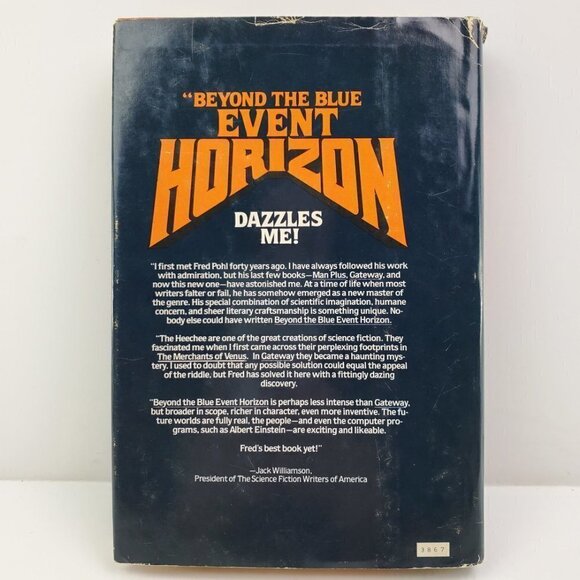 Beyond Blue Event Horizon Frederik Pohl Vintage 1980 BCE Sci-Fi Hardcover Book - Picture 2 of 12